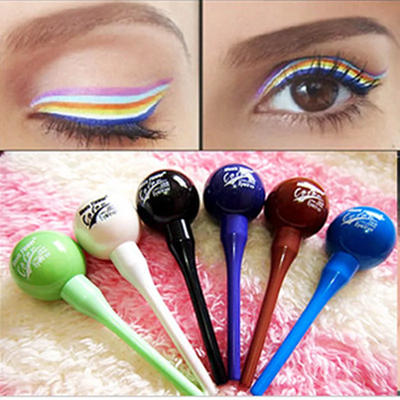 

1Pcs Lollipop Shape Liquid Eyeliner Candy Cosmetic Waterproof Liquid Eyeliner Eye Liner Pencil Pen Women Beauty Makeup Tool