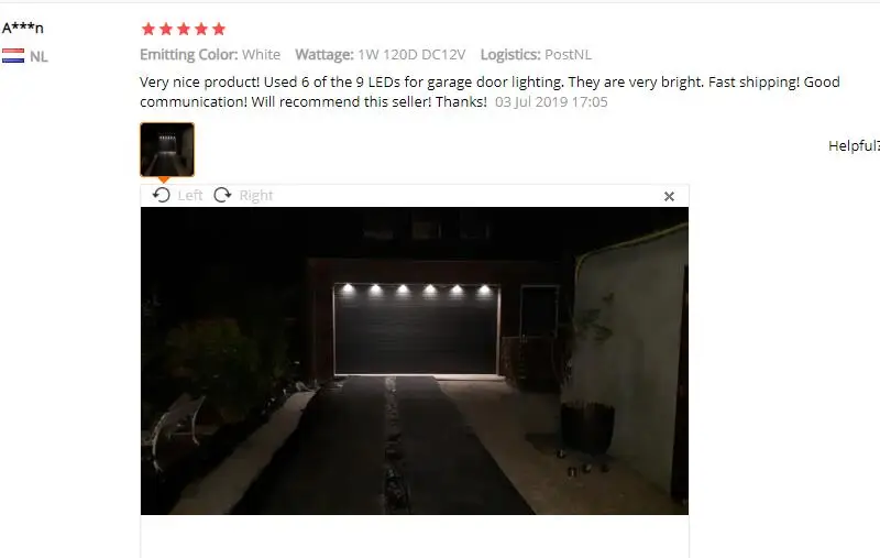 9pcs waterproof mini led light 1w outside decking lights 15mm led downlight party decoration 3-3.4V/300mA 12v 30D/120D degree