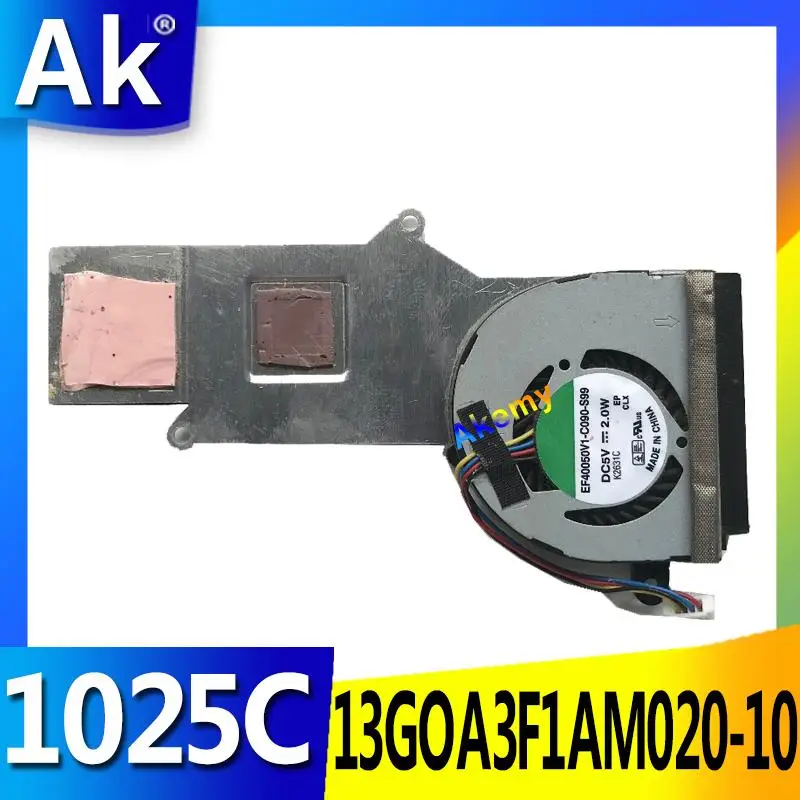 AK для Asus Eee PC 1025C Охлаждающий радиатор и вентилятор ноутбука 13GOA3F1AM020-10 3FEJ8TMJN00 100%