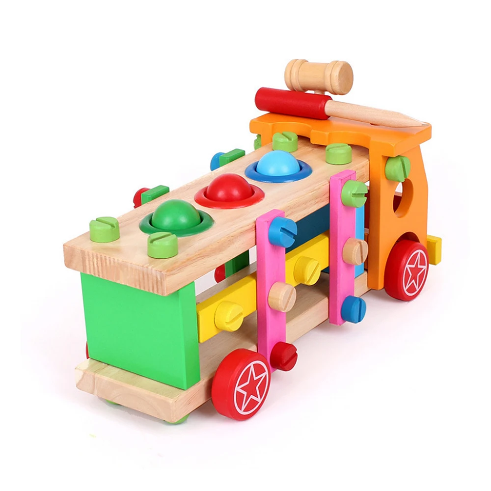 Детские игрушки для новорожденных, гайки, разборка, сборка, строительные блоки, игрушки-головоломки, сборочные игрушки, сборка блоков в подарок