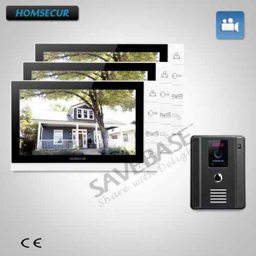 HOMSECUR Wired Video Door Phone Intercom System with 9&quot TFT LCD Monitor+1/4 CMOS Camera | Безопасность и защита
