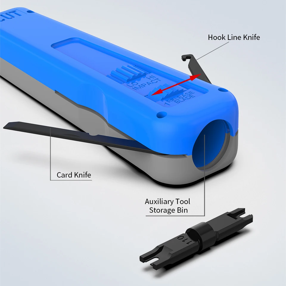 Инструмент для пробивания, Многофункциональный сетевой кабель AMPCOM 110 типа с двумя лезвиями, инструменты для вставки телефонных ударных терминалов