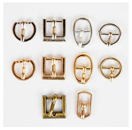 

Diy metal bjd blyth doll shoes and bag accessories mini ultra-small Japanese doll buckle belt buckle 6pcs/lot