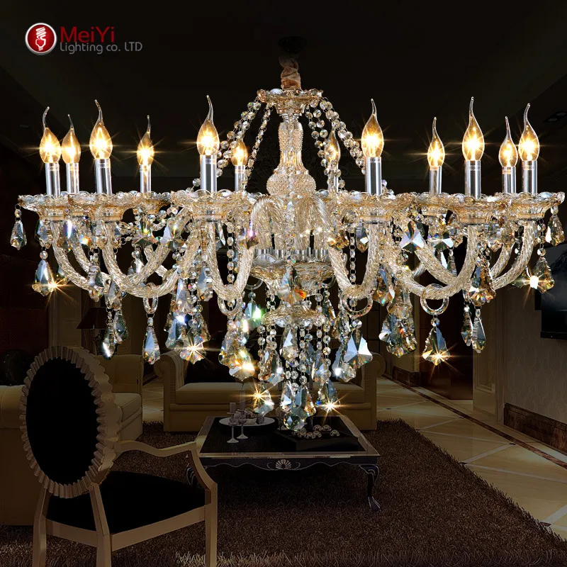 

New Luxury Chandeliers and pending K9 Crystal Chandelier Lighting Lamp 12 Lights Hotle Hall lighting and VIlla Free Shipping