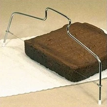 Регулируемая высота торта Хлеборезка торт слой резак инструменты из нержавеющей стали двойной линии резак инструмент выпечки приборы для приготовления выпечки