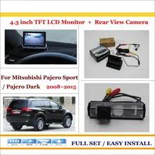 Auto Rear View Camera Back Up + 4.3″ LCD Monitor = 2 in 1 Parking Assistance System – For Mitsubishi Pajero Sport / Pajero Dark