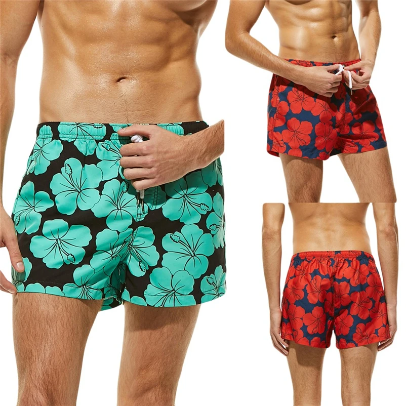 Ice Climbing Mens Swim Trunks Bathing Suit Beach Shorts