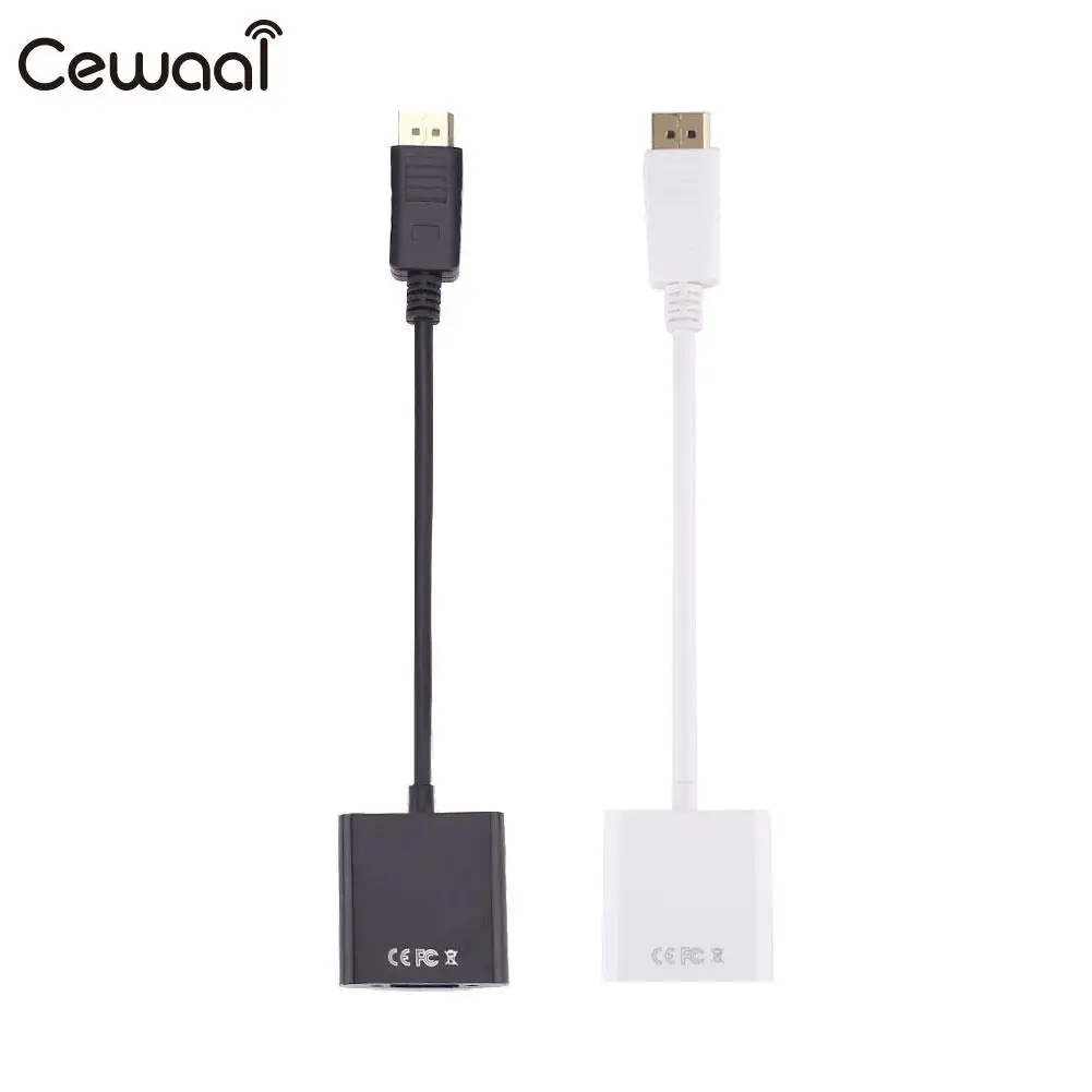 Displayport DP мужчина к VGA Женский адаптер конвертер кабель монитор 18 5 см| |