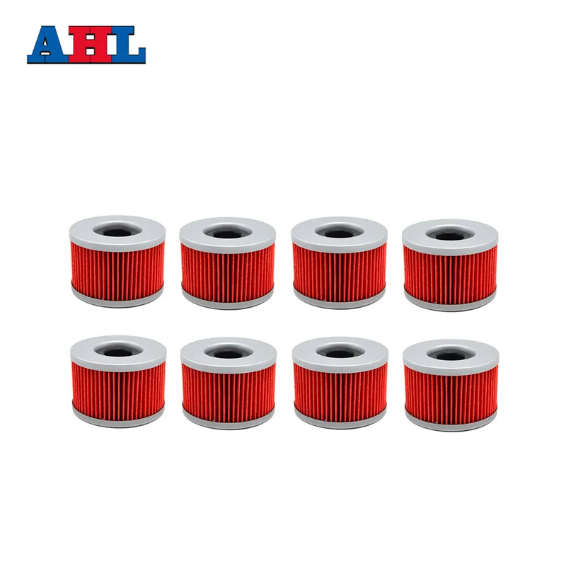 8 шт. масляные фильтры для мотоцикла SUZUKI AN400 AN 400 BURGMAN ABS 2009 2014 2015|oil filter|motorcycle oil