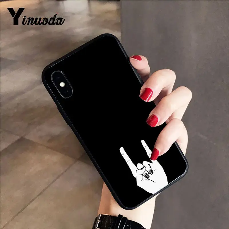 Yinuoda чехол для iPhone 8 7 6 6S 6Plus X XS MAX 5 5S SE XR Fundas Capa - Цвет: A11