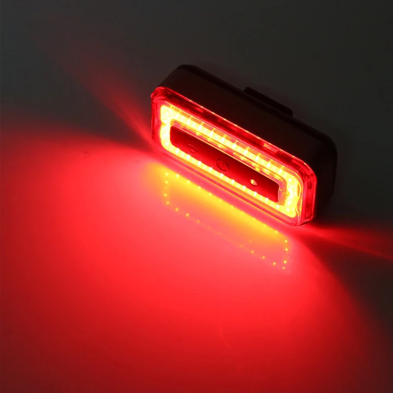 Top Dropshipping USB Rechargeable Bike Safety Tail Light Waterproof LED Bicycle Red Rear Light With Batteries for Cycling Safety 9