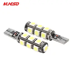 10x canbus светодиодный T10 13smd 5050 Светодиодный Свет автомобиля W5W 194 168 инструментов Панель любезно перчатки ящик лампа для автомобили