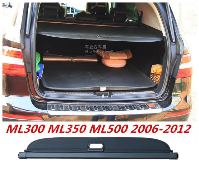 JIOYNG Car Rear Trunk Security Shield Cargo Cover For Mercedes Benz ML