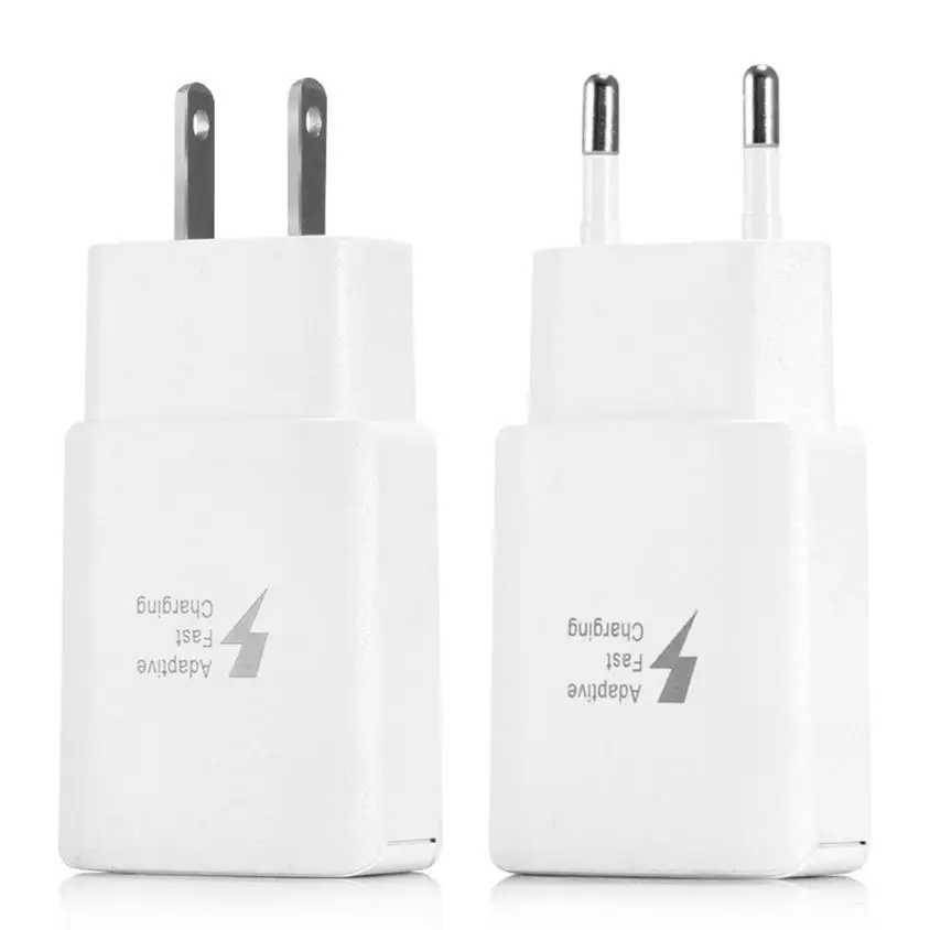 

2 Ports Travel Adapter Charger EU/US Plug Wall Multiple USB Charging Smart Mobile Phone Device For iPhone For Samsung