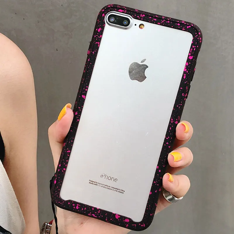 Portefeuille Bumper Case for iPhone X Slim Design Rubber Protective Frame Bumper For iPhone 7 plus 8 6 6S 8plus capa Accessories (7)
