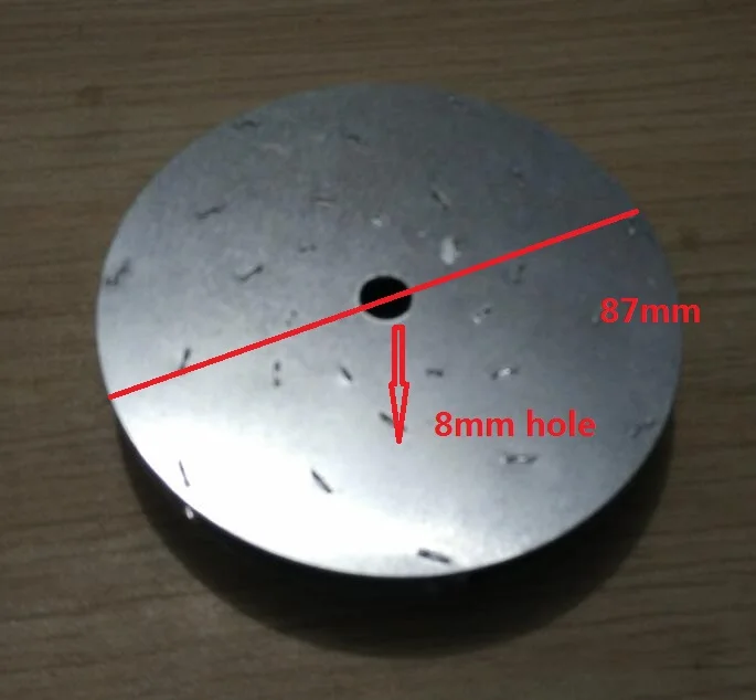 Пылесос мотор алюминиевый лопасть вентилятора 87 мм 8 мм центральное отверстие