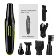 Rechargeable Multi-functional Men Electric Eyebrows Beard Nose Hair Trimmer Set 5 In 1 Women Trimming Clipper USB Razor Shaver