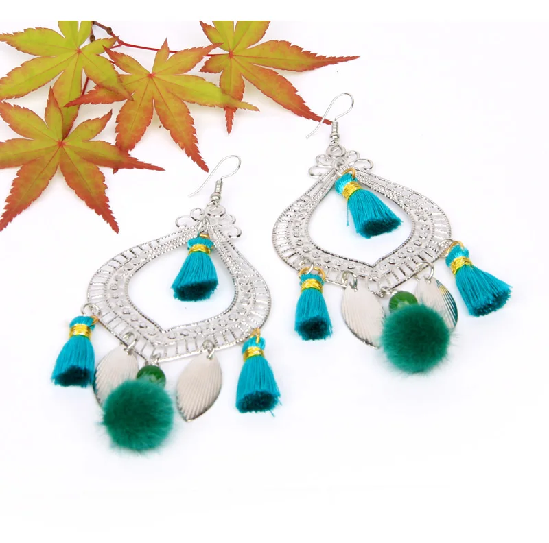 vintage earrings green (5)