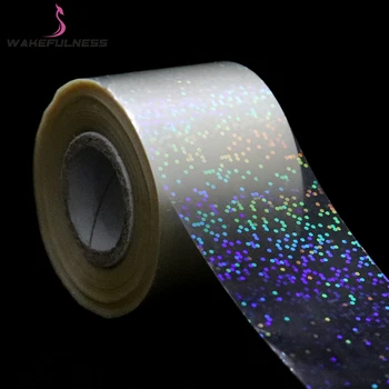 

Rainbow Foil Holographic Starry Sky Nail Foils Transparent Laser High Light Nail Art Transfer Sticker Decals Manicure Decoration
