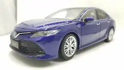 1:18 литья под давлением модели для Toyota Camry Hybrid 2018 Синий сплава игрушечный автомобиль миниатюрный коллекция подарок 8th поколения XV70