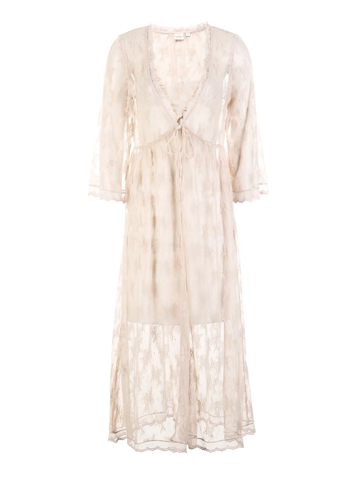 Vero Moda женское летнее вышитое кружевное ажурное Трикотажное вечернее платье | 3182R1501