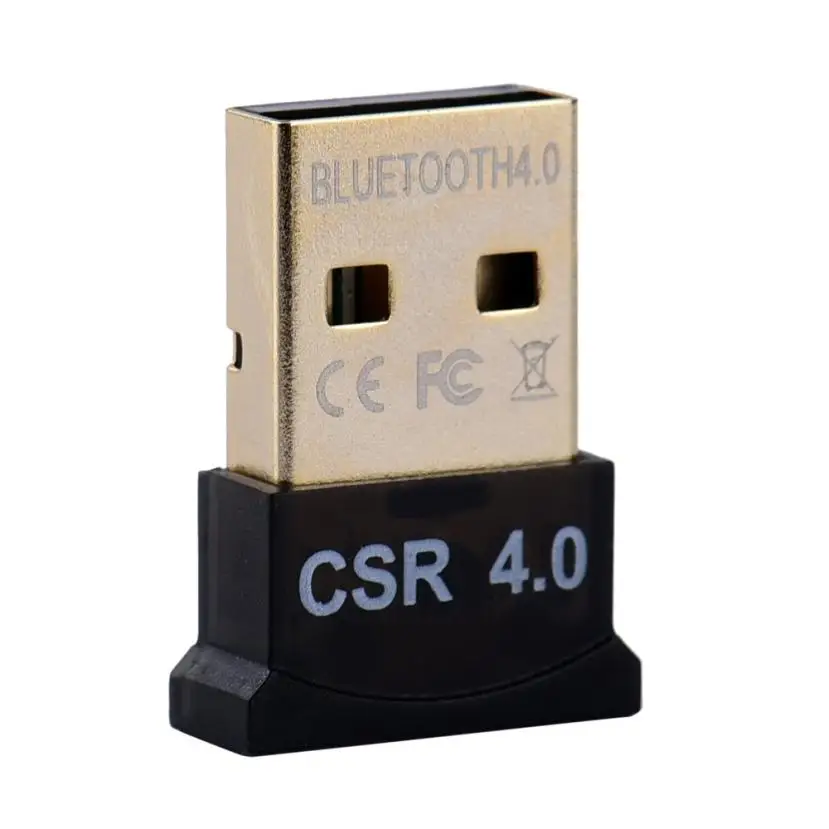 Mini Wireless USB Bluetooth 4.0 Adapter Dongle Portable Black Connector