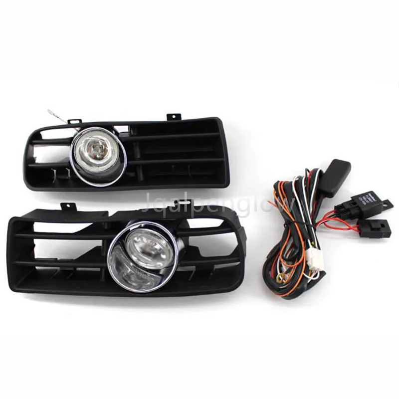 1Pair Front Fog Lights Fog Lamps For VW (10)