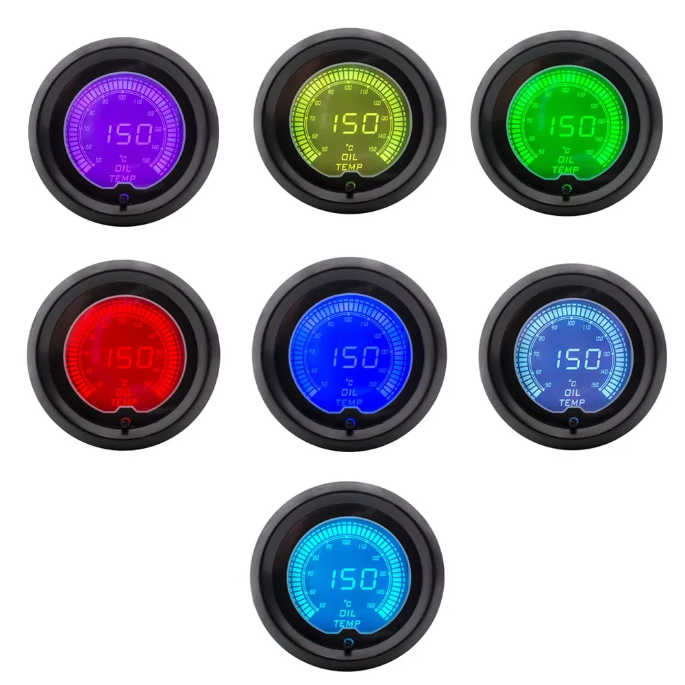 CNSPEED "52 мм EVO 7 цветов LCD 40 140 градусов Цельсия измеритель температуры воды с