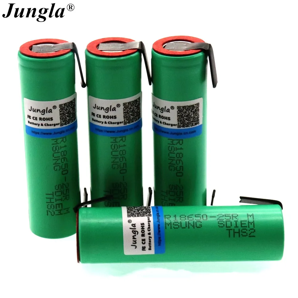 

2~10pcs New original 18650 2500mAh Battery INR1865025R 3.6 V Discharge 20A Dedicated Battery Power for Samsung+ DIY Nickel