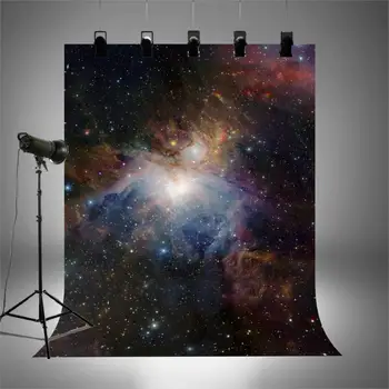 

Universe Backdrop For Children Party Photography Nebula Thin Vinyl Background For Kids Cosplay Prop XT-6504