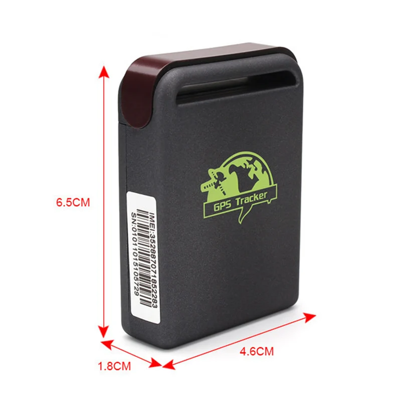 Real Time Mini Car GPS Tracker TK102 Auto Vehicle GSM GPRS Gps Locator Global Location Over Speed Alarm Tracking Device Tk102B