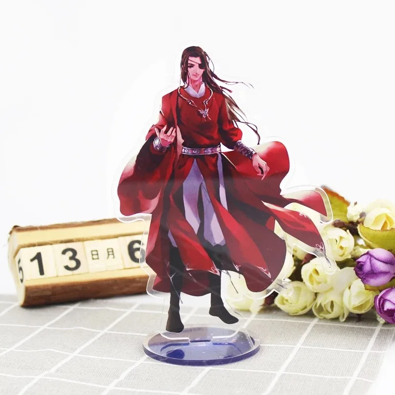 

Anime Tian Guan Ci Fu cartoon Acrylic keychain Hua cheng Xie lian fashion key chain Accessories portachiavi Llavero 15cm