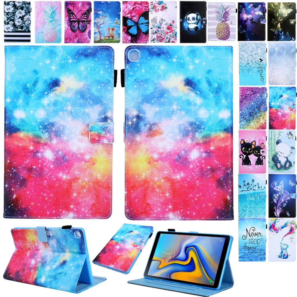 

Case Cover for Samsung Galaxy Tab A 10.1 2019 T510 T515 SM-T510 Tablet Protective Cover Flip Stand Case Smart Cover Sleep Wake