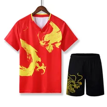 2019 Китайские комплекты для настольного тенниса Dragon для мужчин и женщин, одежда для пинг-понга, сухая и крутая одежда для настольного тенниса, костюмы для настольного тенниса 225 2019 Китайские комплекты для настольного тенниса Dragon для мужчин и женщин, одежда для пинг-понга, сухая и крутая одежда для настольного тенниса, костюмы для настольного тенниса 225