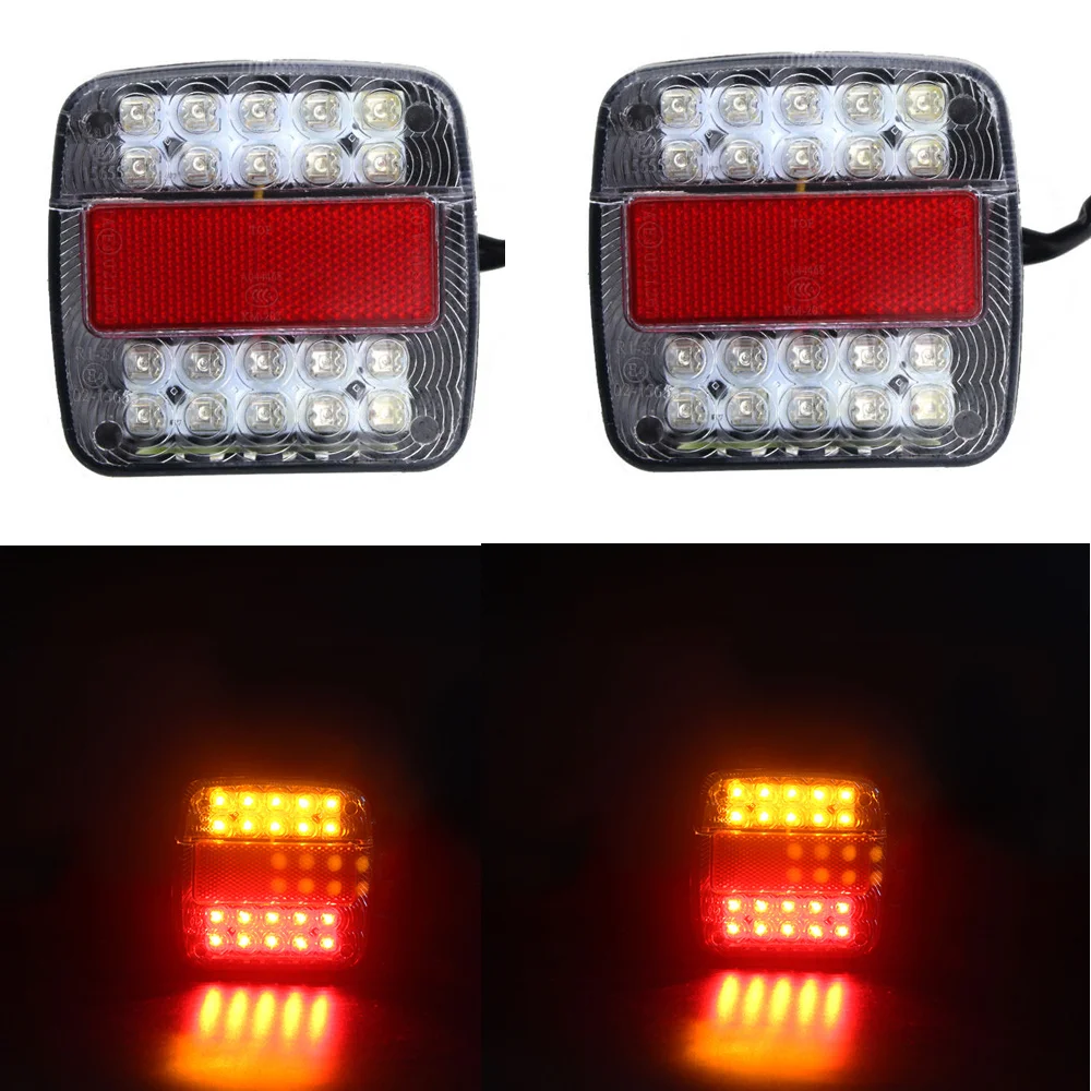 фонарь габаритный led желтый (12в). стоп сигнал led 24v. поворотник на прицеп. универсальные фонари на грузовик. фонарь габаритный рог светодиодный was с бегущим поворотником 168/6dd.