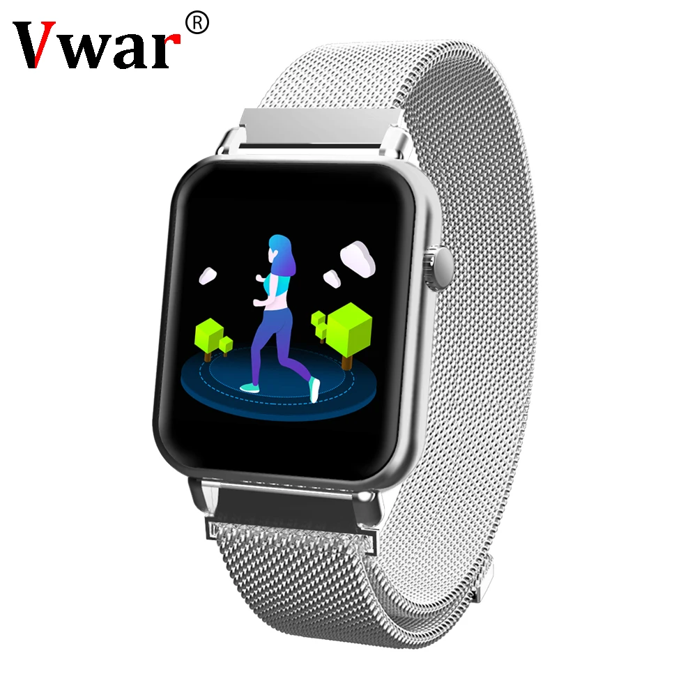 Vwar V66 Smartwatch 1.3 inch TFT Gorilla Glass Blood Pressure Oxygen IP67 Waterproof Activity Tracker Heart Rate Smart Watch P68