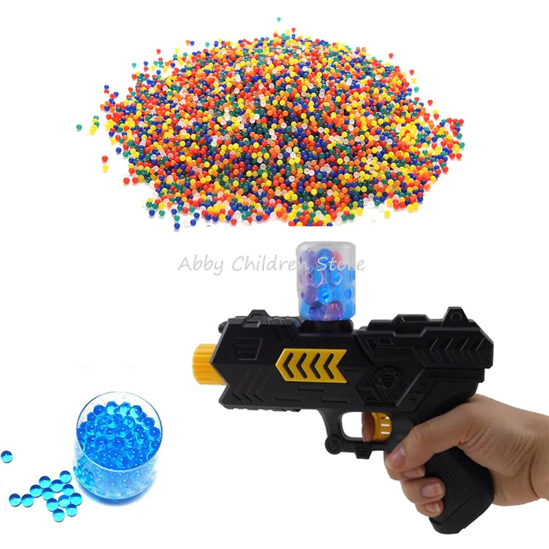 3000 Pcs Color Crystal Paintball Bullet Water Gun Paintball Bullet