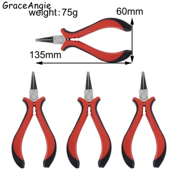

Jewelry Beading Pliers Mini Round Nose Precision 135*60mm Long Nose Plier Press tool Multi tool Forceps Repair Hand Tools