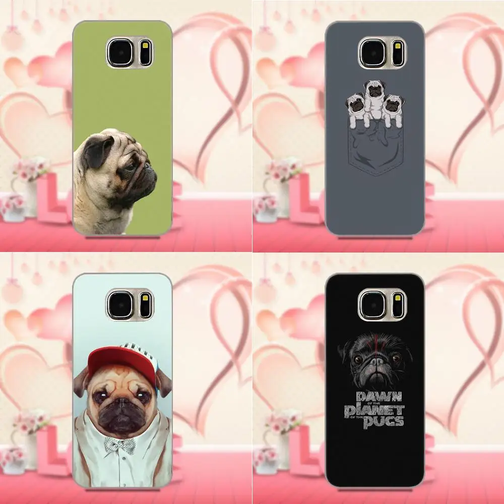 

Bixedx Pug Dog Soft Covers For Apple iPhone X 4 4S 5 5C SE 6 6S 7 8 Plus Galaxy Grand Core II Prime Alpha