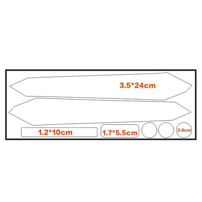 Защитная пленка для велосипедной рамы против царапин, съемная лента для поверхности, прозрачная защитная пленка для велосипеда
