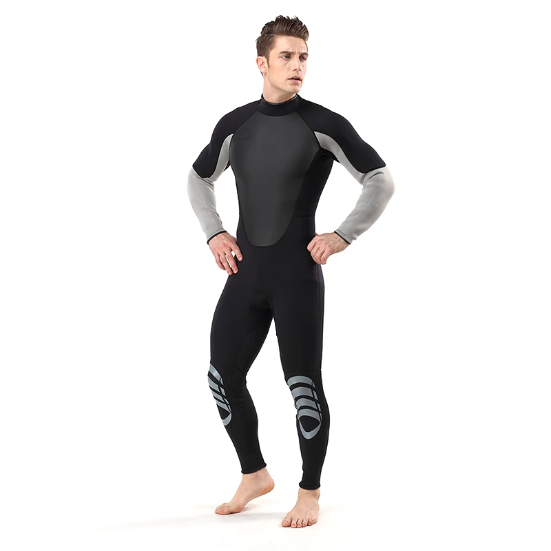 One piece Neoprene Scuba Diving Wetsuit Men 3mm Waterproof Diving Suits