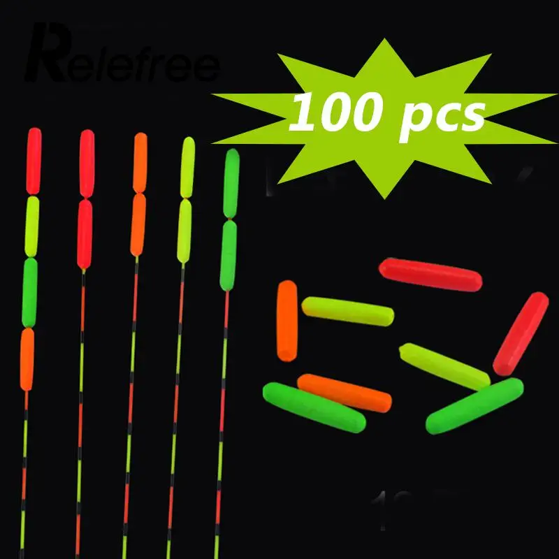 100Pcs Fishing Float Stops For Bobber Line Grips Floater Carp Tackle