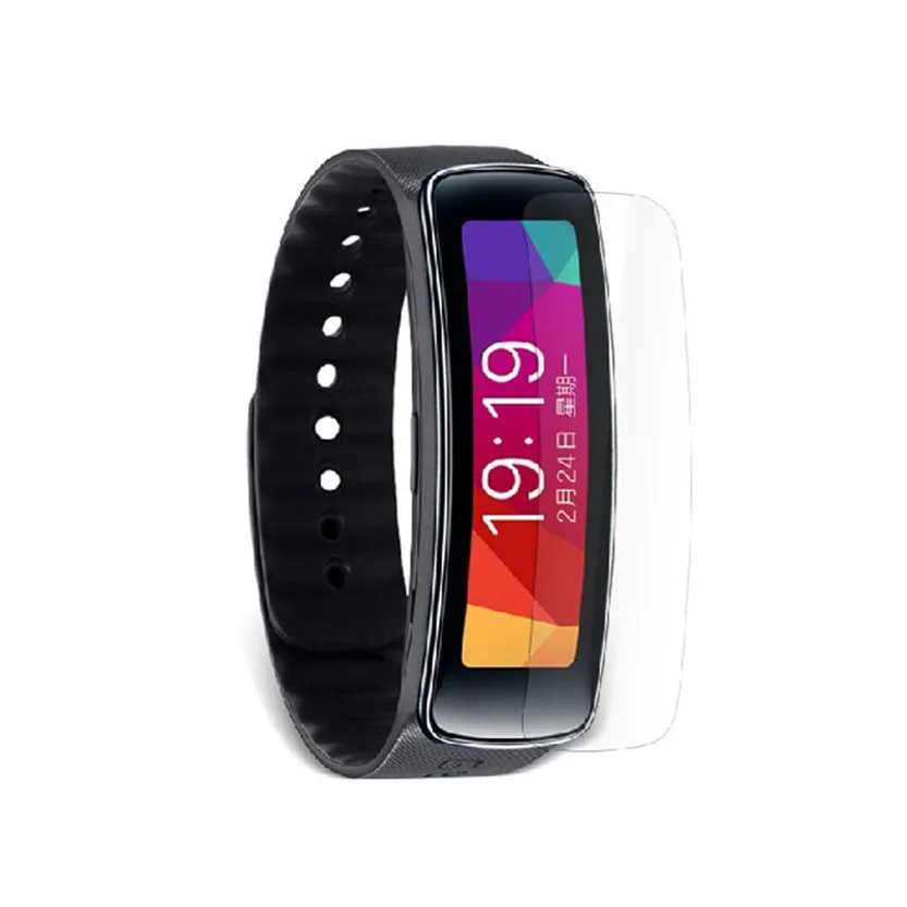 2PC HD Screen Protector Film Guard For Samsung Gear Fit Smart Watch