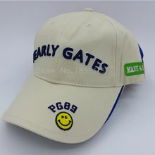 Новые жемчужные ворота шляпы для гольфа Спорт на открытом воздухе PG89 Гольф Регулируемый головной убор Размер улыбающееся лицо Кепка 5 цветов для мужчин и женщин