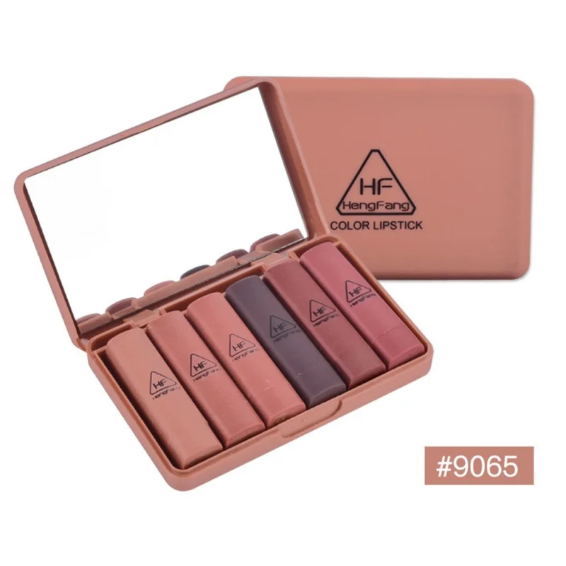 

matte lipstick waterproof long lasting 2019 Hot sale 6pcs/set lip kit makeup set Pigment Natural Easy to Wear