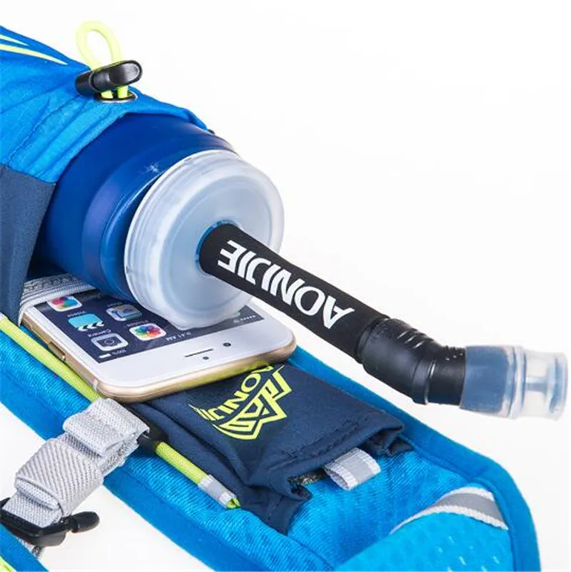 AONIJIE Running Marathon Hydration Outdoor Bags Hiking Backpack Vest Marathon Cycling Backpack 5.5L For 1.5L Water Bladder