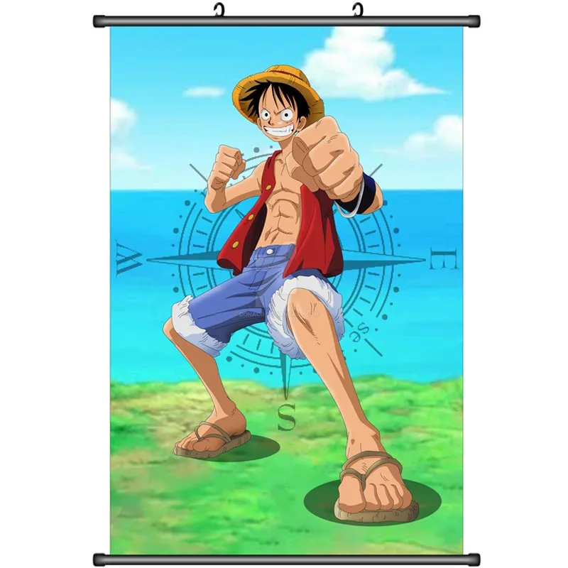 Аниме ONE PIECE Roronoa Zoro & Trafalgar Law Nami Tony Chopper Sabo домашний Декор настенный свиток