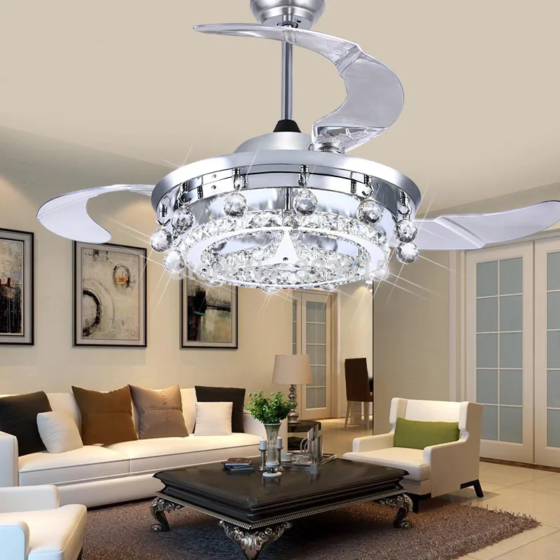 FUMAT LED Ceiling Fans Crystal Light Dining Room Living Fan Droplights Modern Lights For In From FUMAT LED Ceiling Fans Crystal Light Dining Room Living Fan Droplights Modern Lights For In From