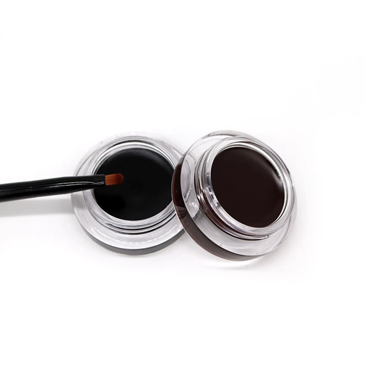 Новое поступление 24H долговечный черный и коричневый карандаш для бровей 4 в 1 водонепроницаемый гель макияж Набор Косметика для подводки глаз