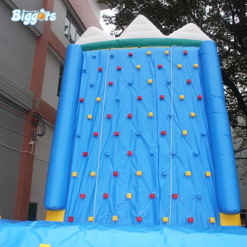 

En14960 Approved Outdoor Inflatable Climbing Walls Inflatable Sport Wall For Kids Sale